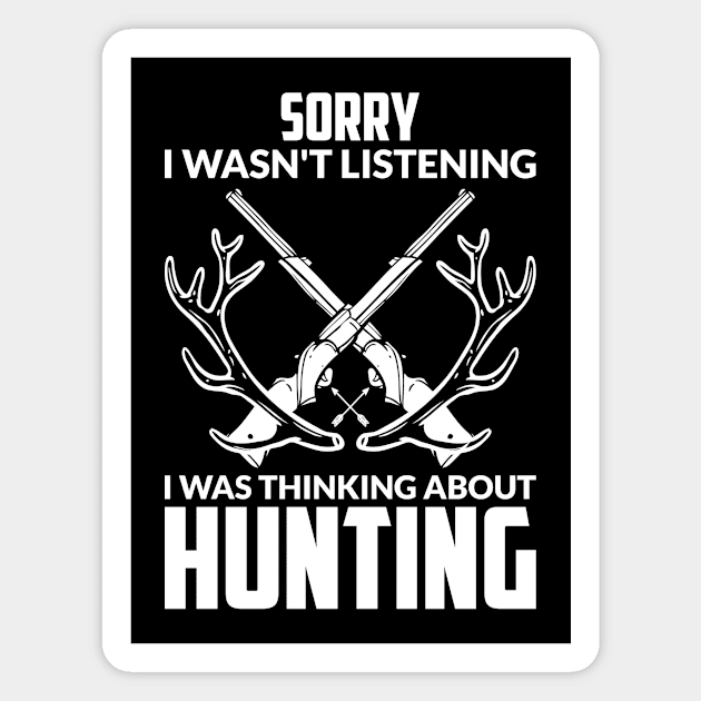 Hunter poacher deer Magnet by Tobias Store